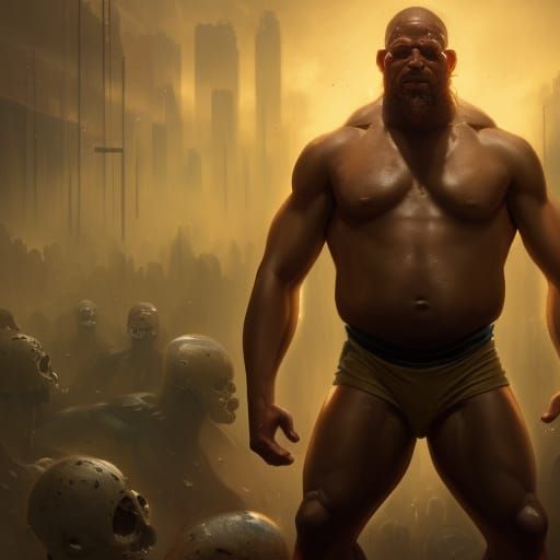 Pro-Wrestler Concept Art v04