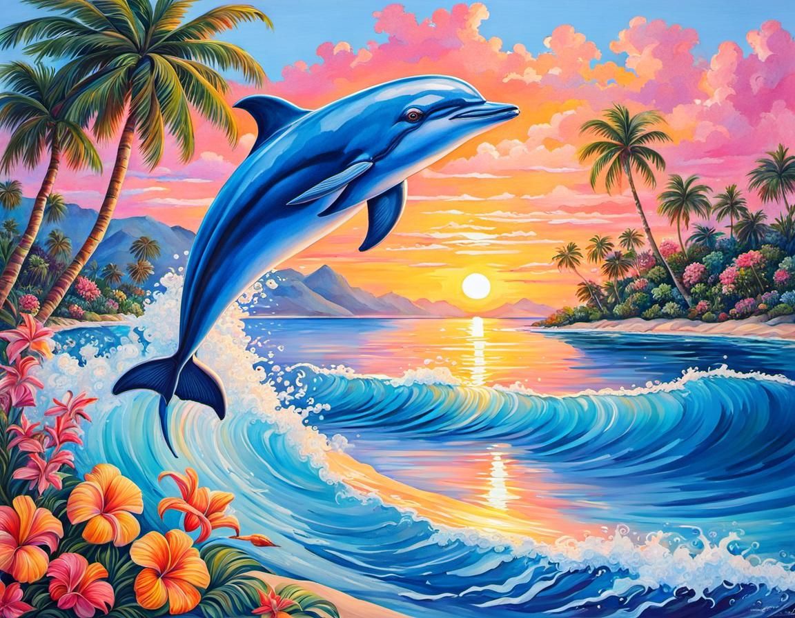 Dolphin  by @Alicia Hopkins