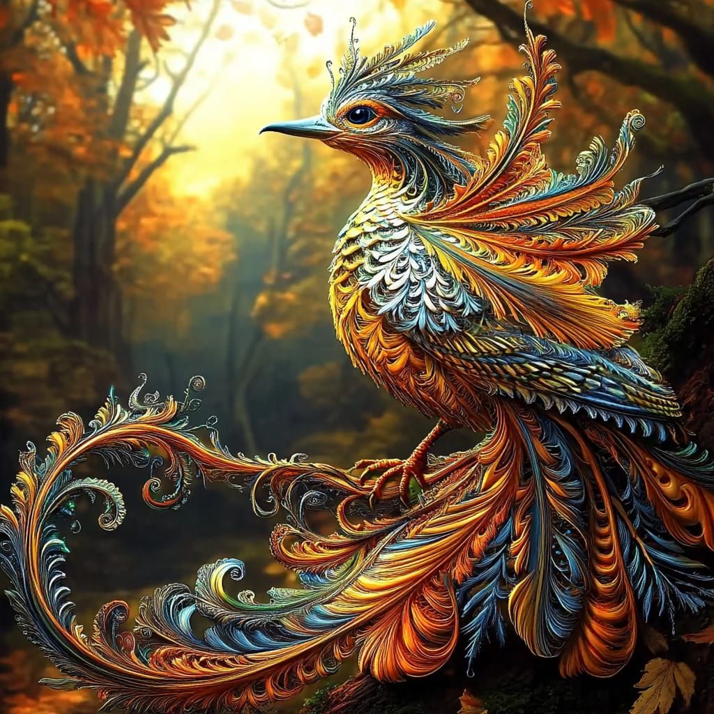 A fabulous bird of paradise