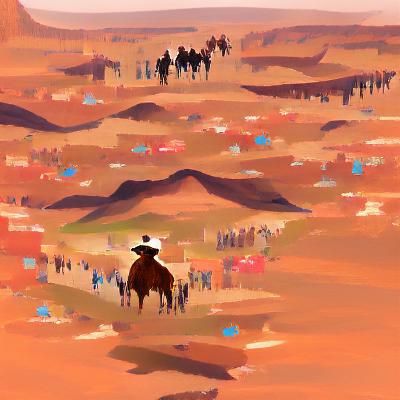 The lonesome crowded west.