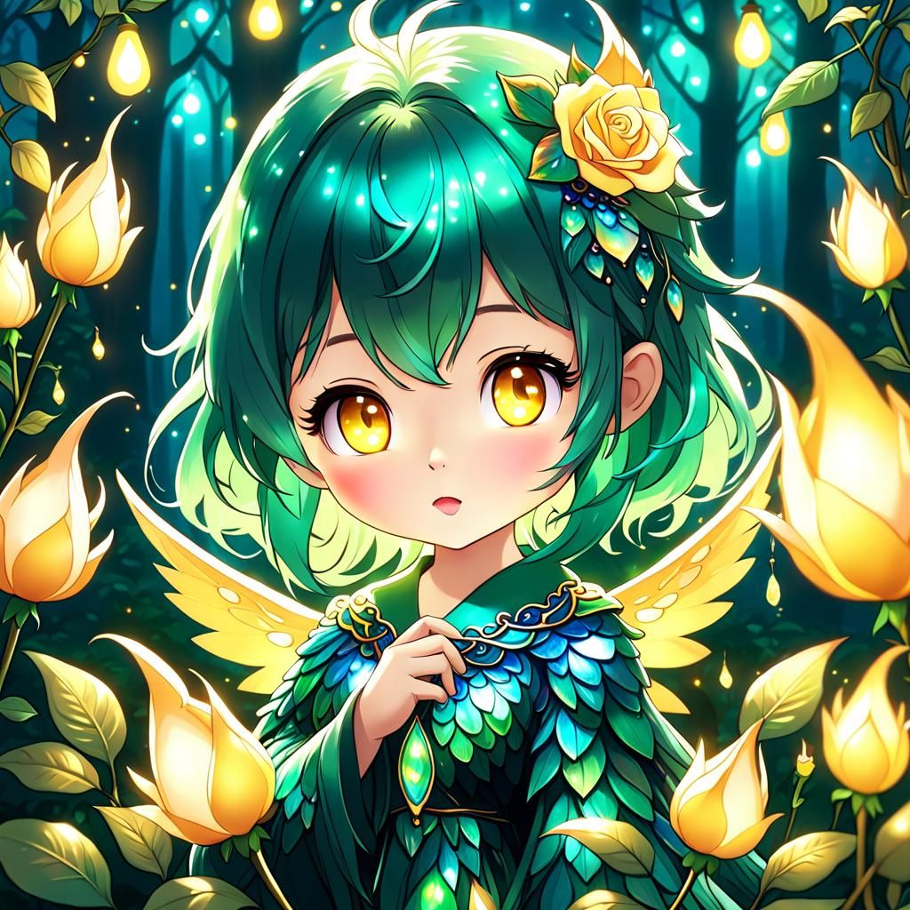 chibi phoenix, - AI Generated Artwork - NightCafe Creator