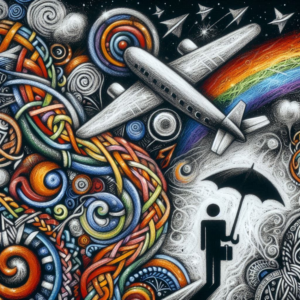 June Art Jam Images- plane