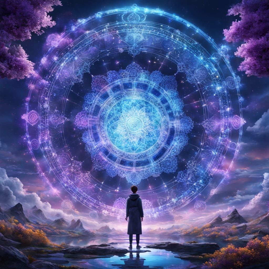 Ethereal Harmony of Cosmic Consciousness