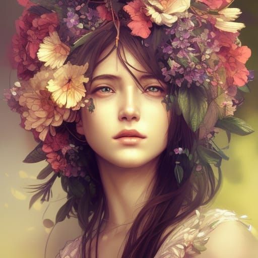 Flower goddess