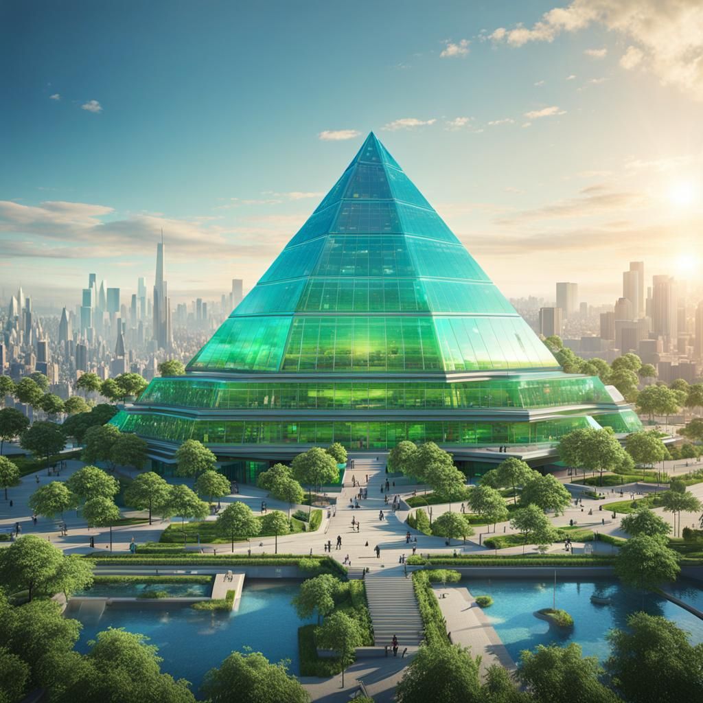 Year 2100 Cityscape
