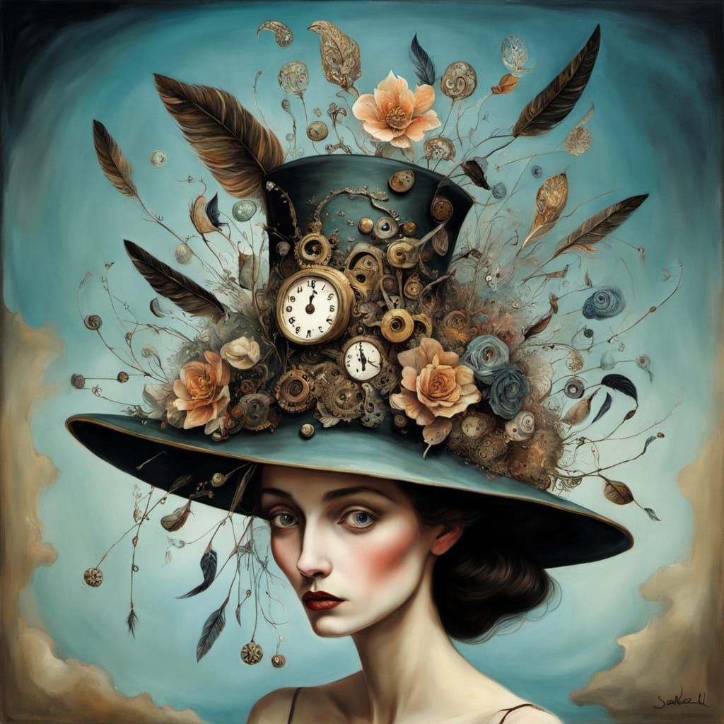 Top Hat with Fairy Lights: Taking the classic top hat shape and wrapping the brim or crown with tiny, battery-powered LEDs for a glowing sta...