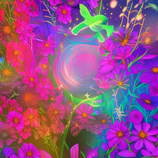 Secret flower garden