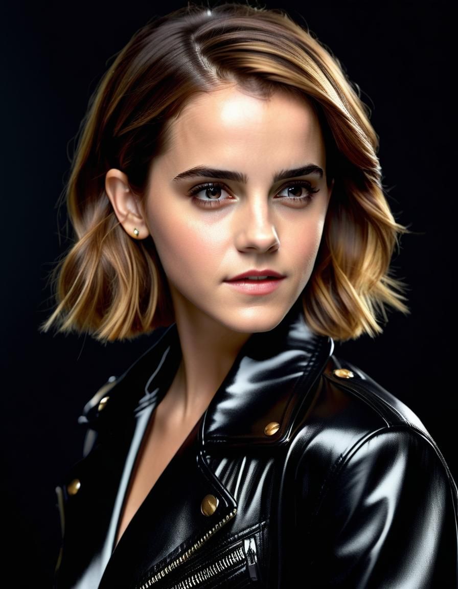 Perfect Emma Watson ultrarealistic face superdetailled portrait, 30 ...