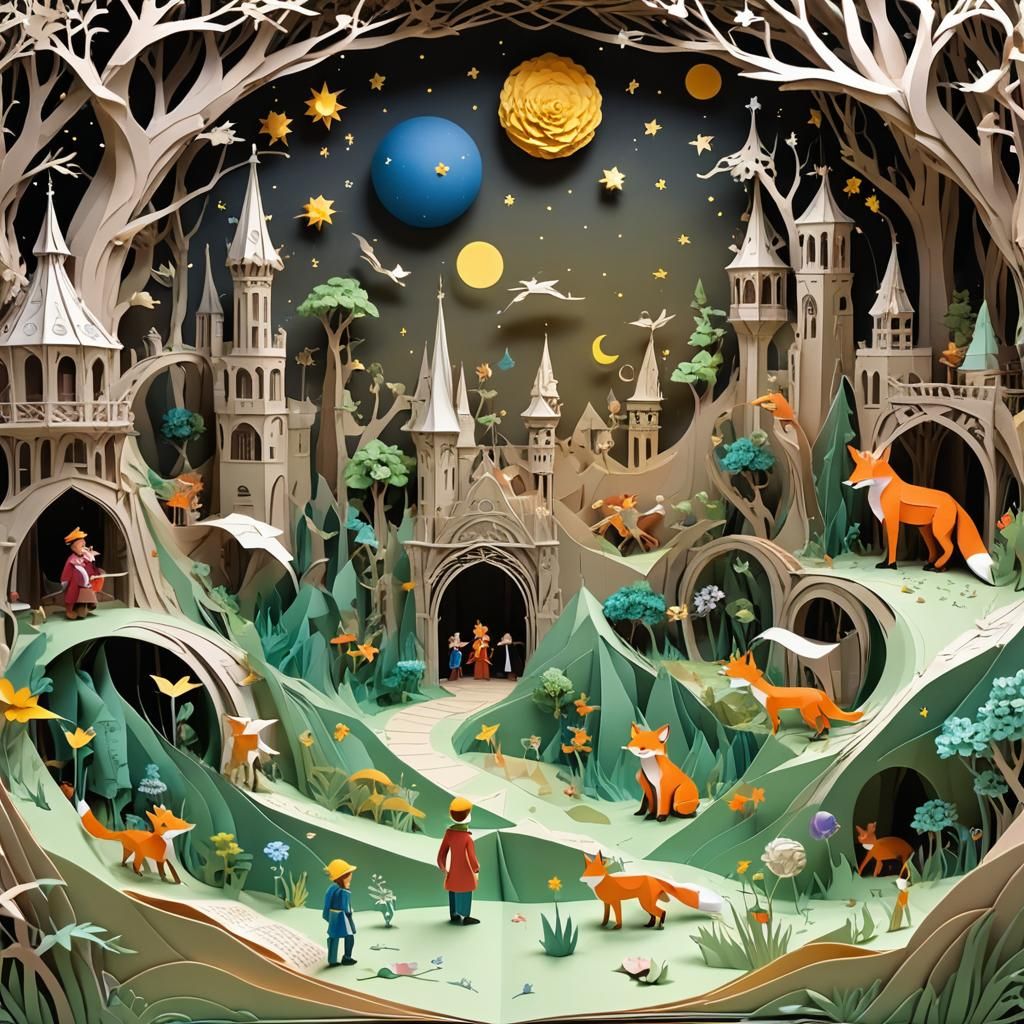 Pop-Up Book "The Little Prince"