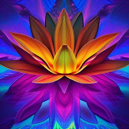 Rainbow lotus