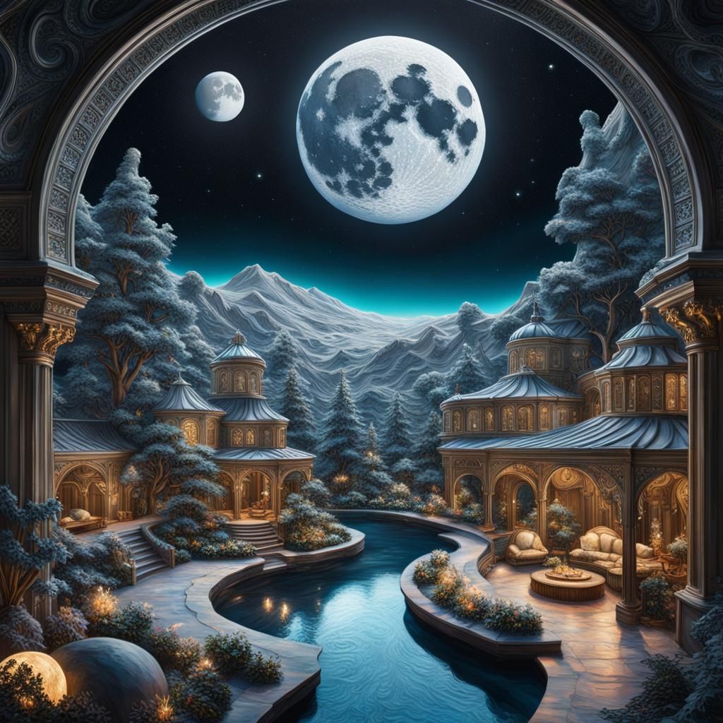 In the Moonlight   by @Rose