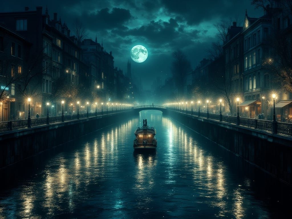 Night Journey Among Lights  by @Fisher