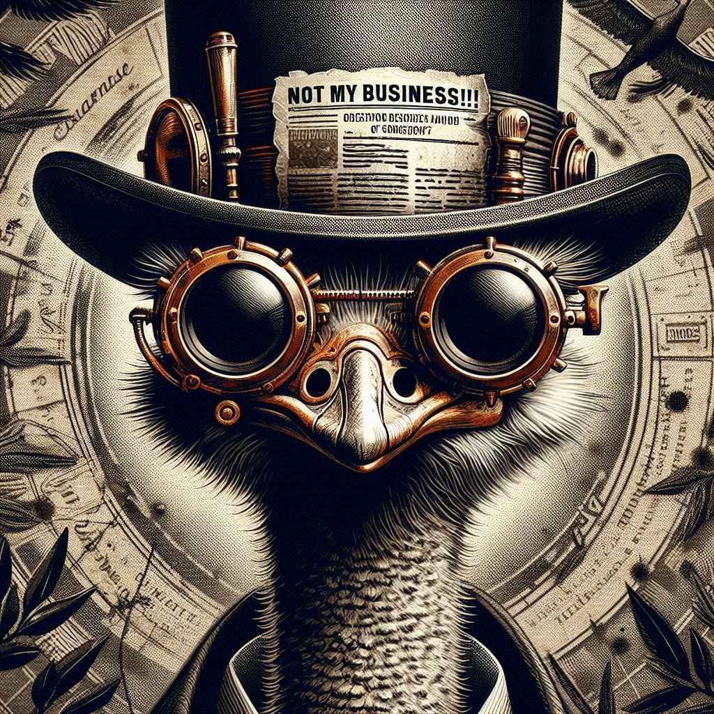 Ozzy Ostrich 🎩🖤