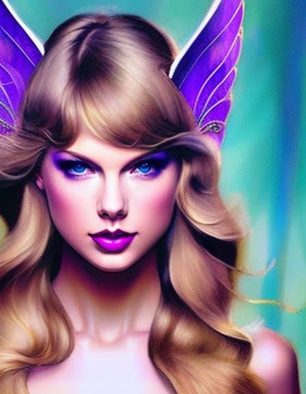 Beautiful Fairy - Taylor Swift - AI Generated Artwork - NightCafe Creator