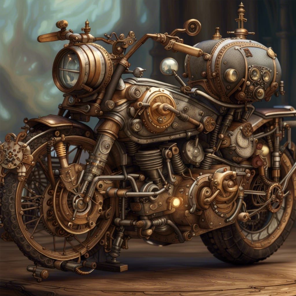 Steampunk Motorcycle