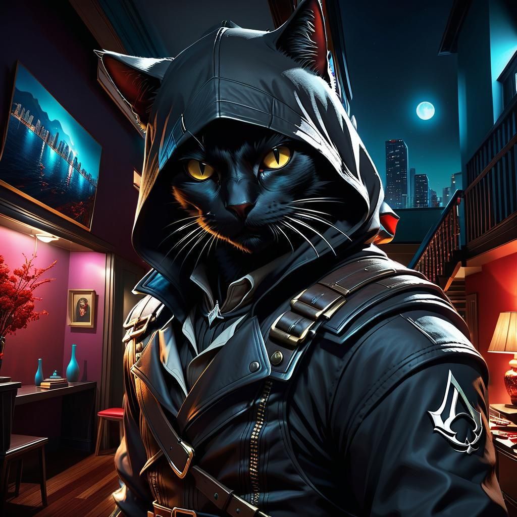 You Would Certainly Be Unlucky To Meet This Cat...