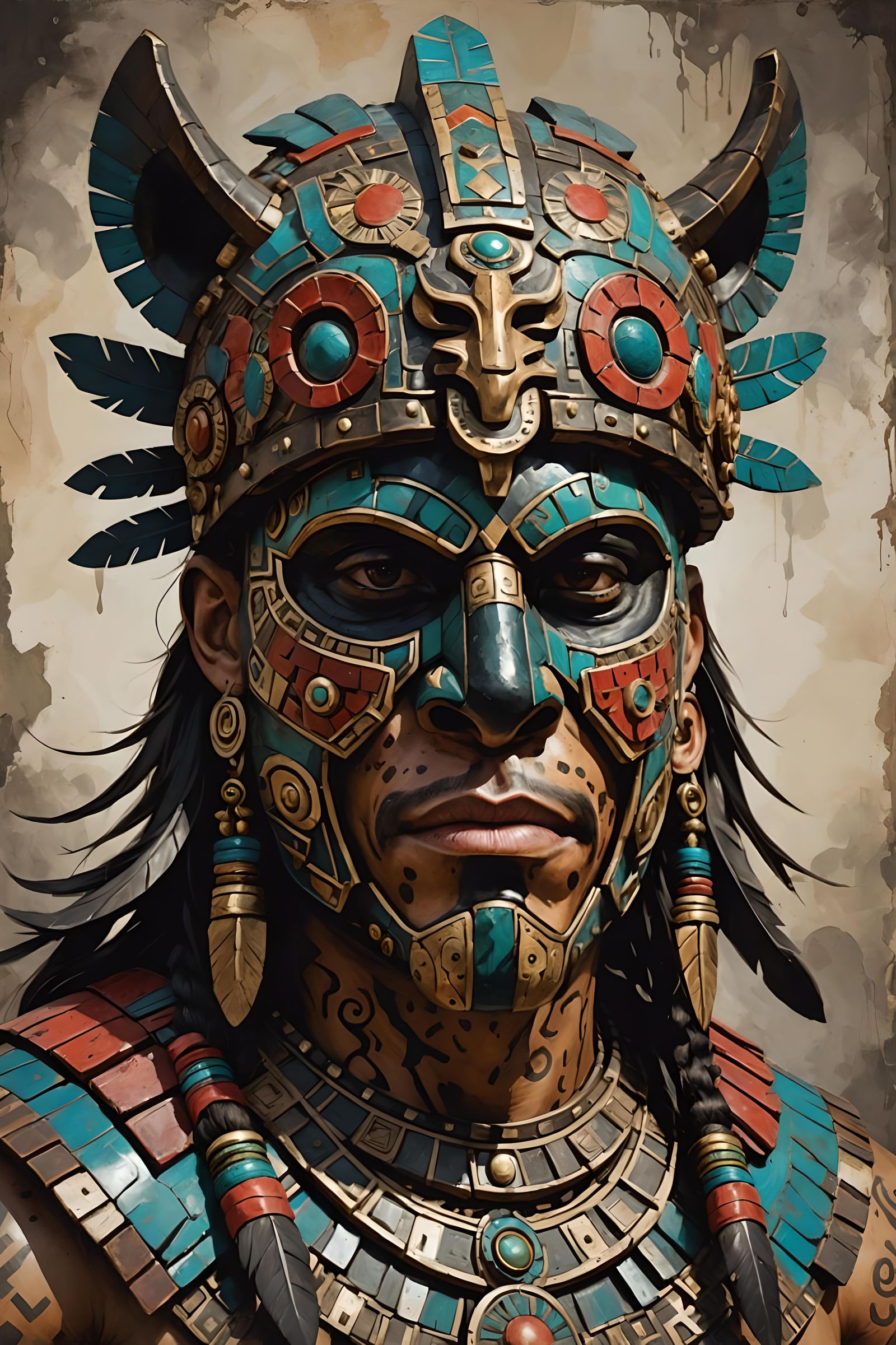 Jaguar warrior mask  by @Highrisehero