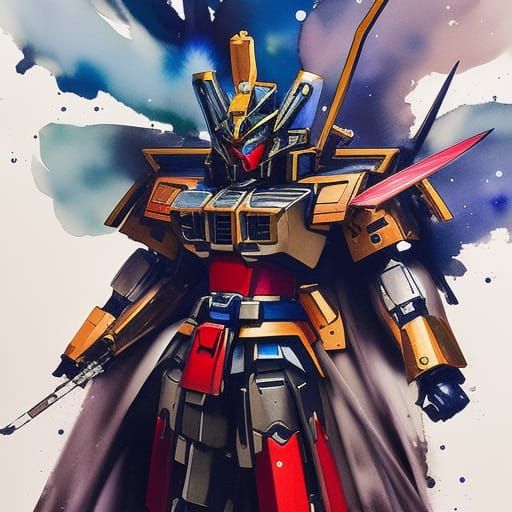 Gundam Ai Generated Artwork Nightcafe Creator