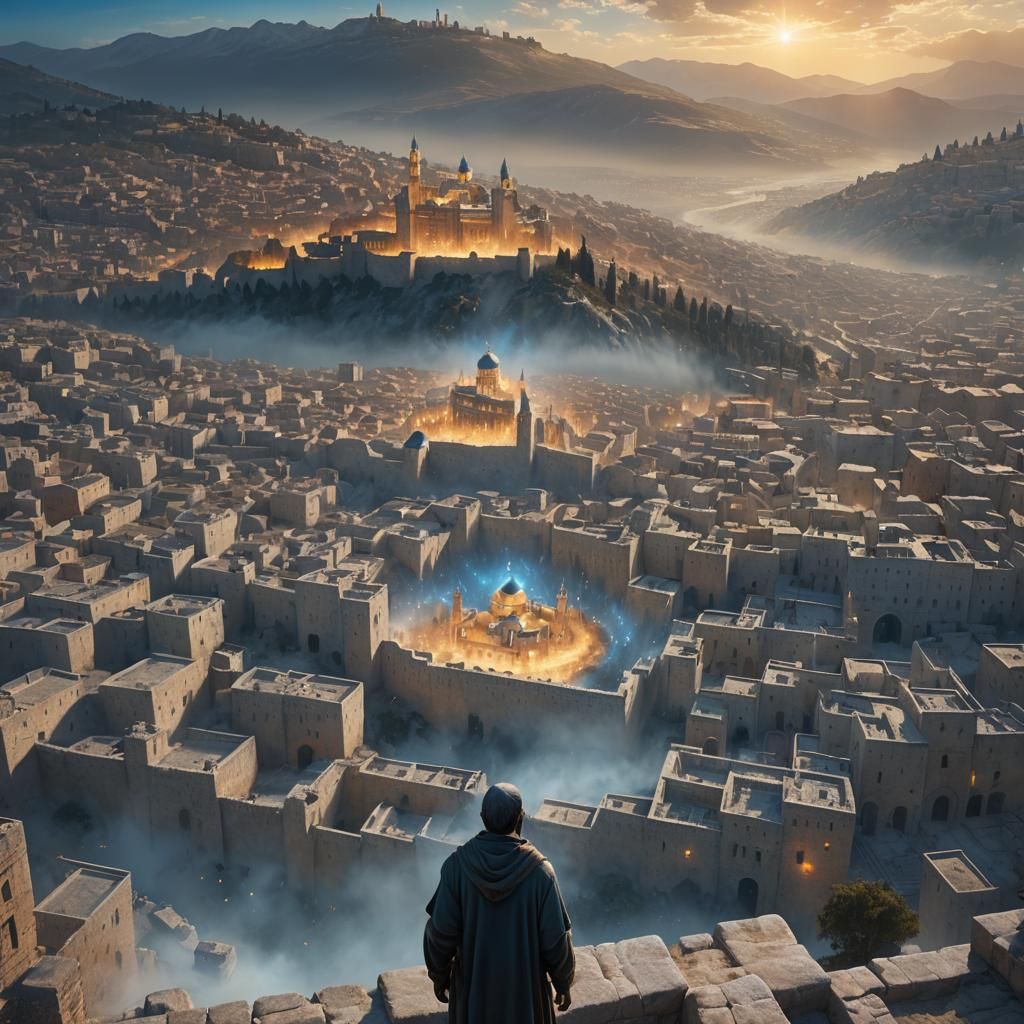 Jerusalem Emerges: A Fantastical Digital Matte Painting