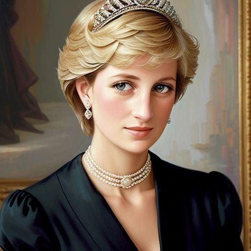 Princess Diana - AI Generated Artwork - NightCafe Creator