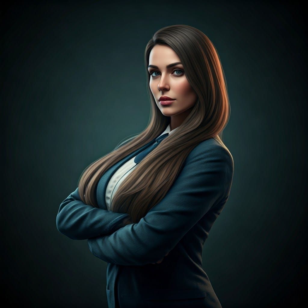 Orthodox Jew Walks Towards Wooden Table in a Dimly Lit Synag...