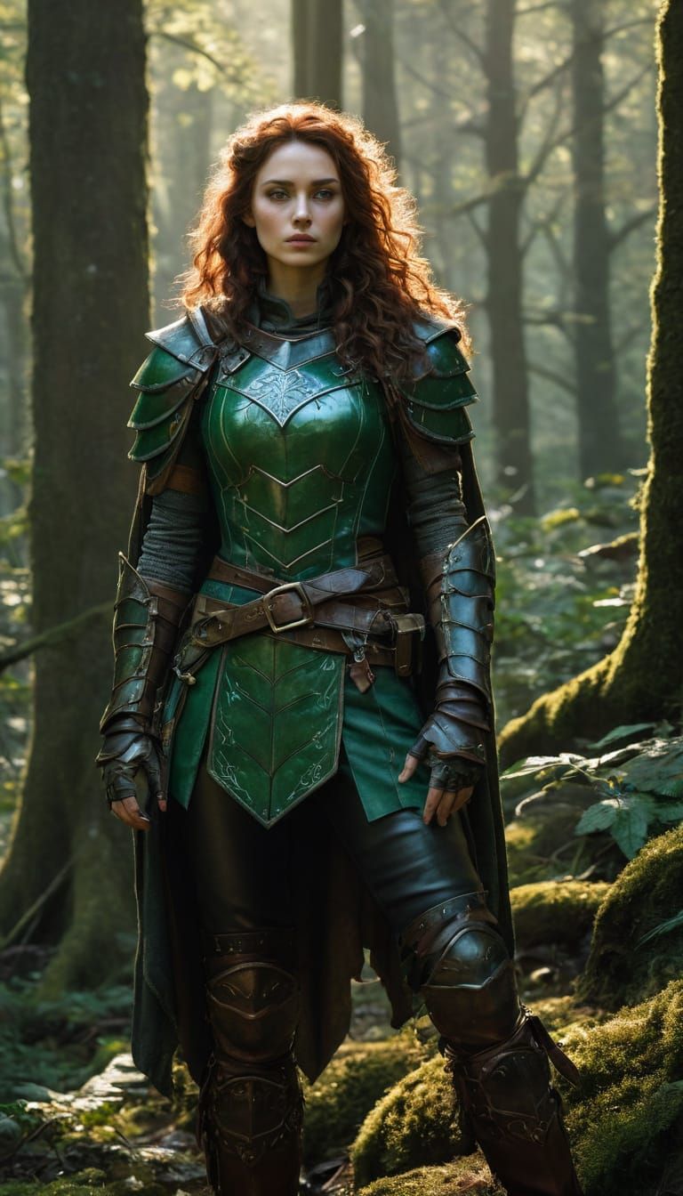 Druid in Leather Armor