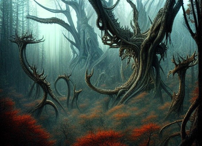 Tentacles forest