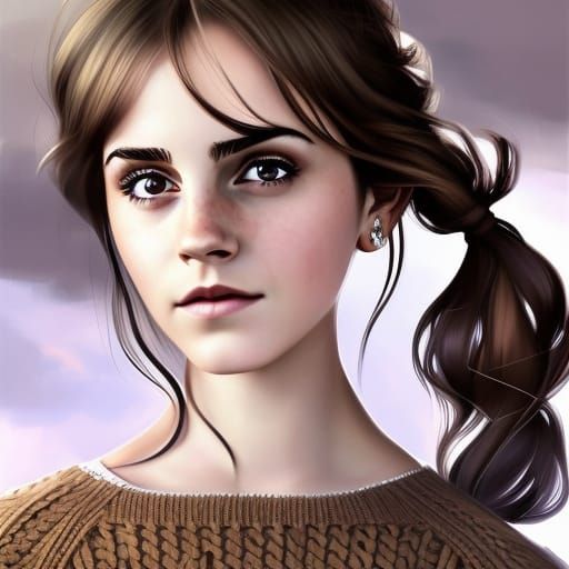 Emma Watson - AI Generated Artwork - NightCafe Creator