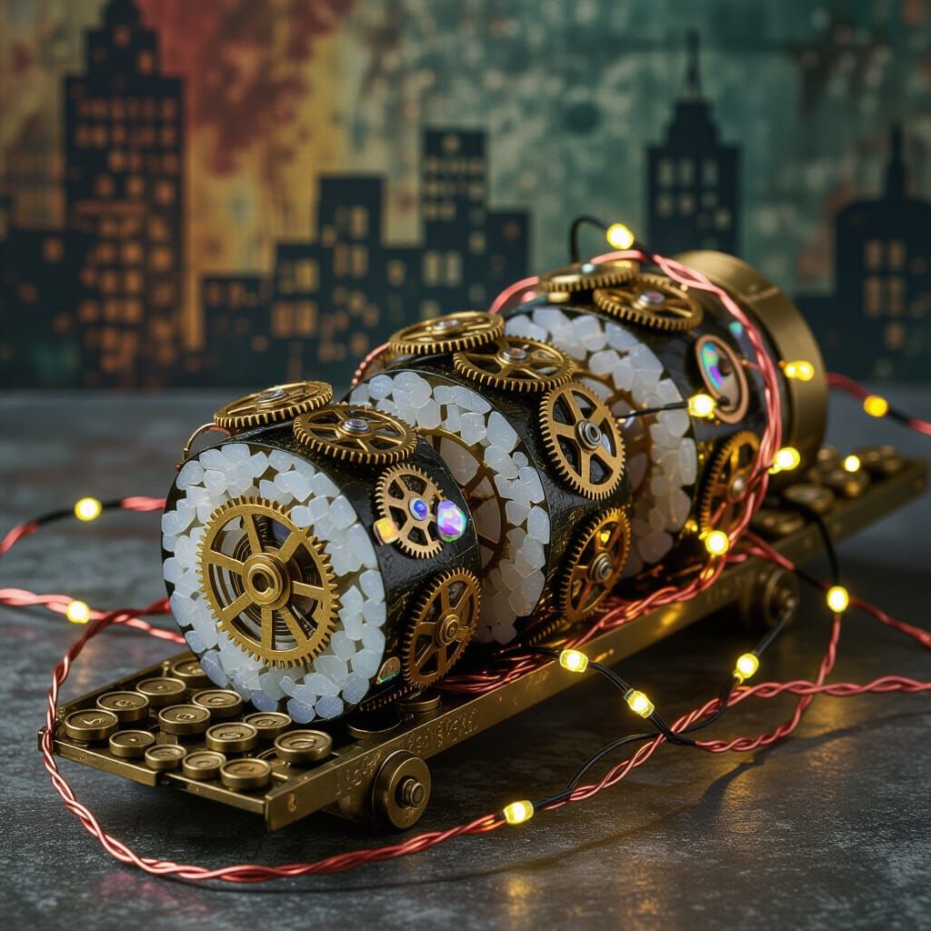 A steampunk sushi roll  by @Chris Graham