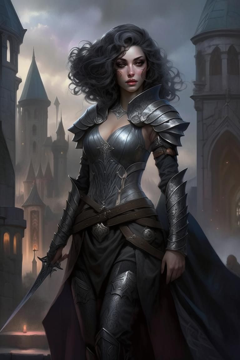 Lady knight - AI Generated Artwork - NightCafe Creator