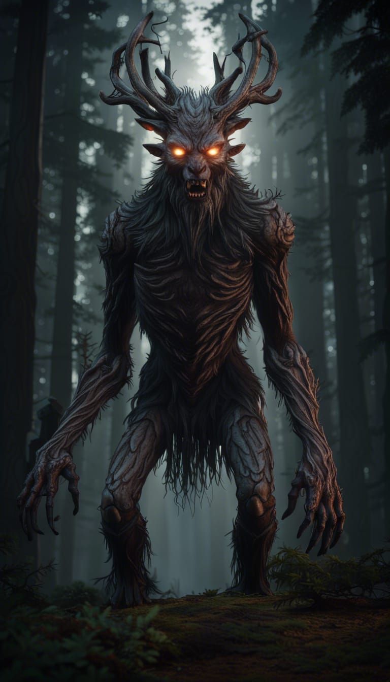 Alpha Wendigo - AI Generated Artwork - NightCafe Creator