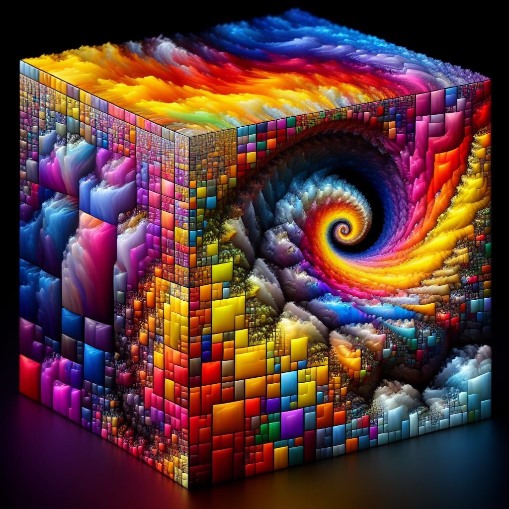 Mixed Fractal Cube