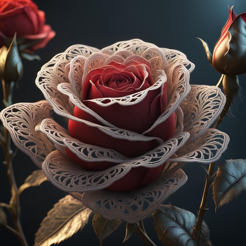 Blooms of lace  by @Accidentalrage