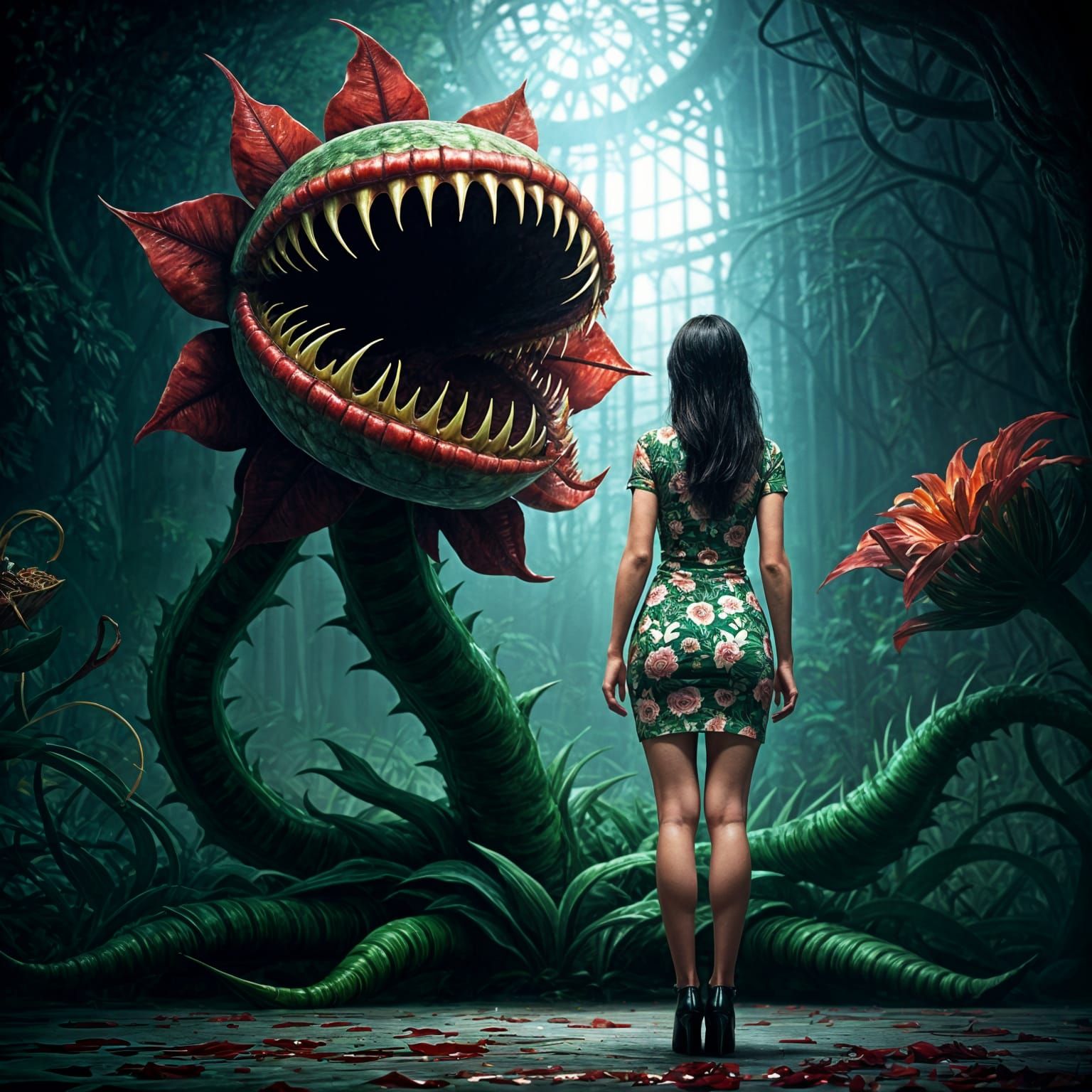 Carnivorous plant  by @Sarati