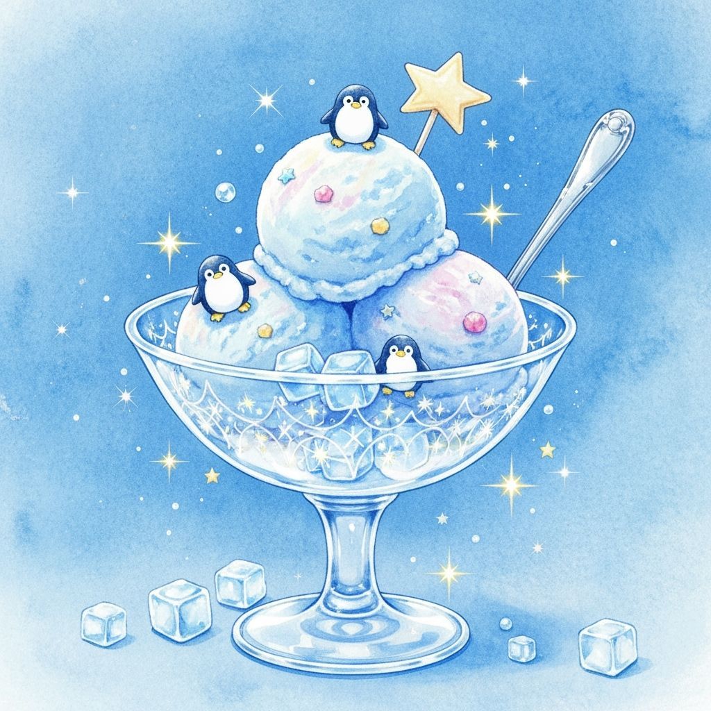 Penguin ice cream 