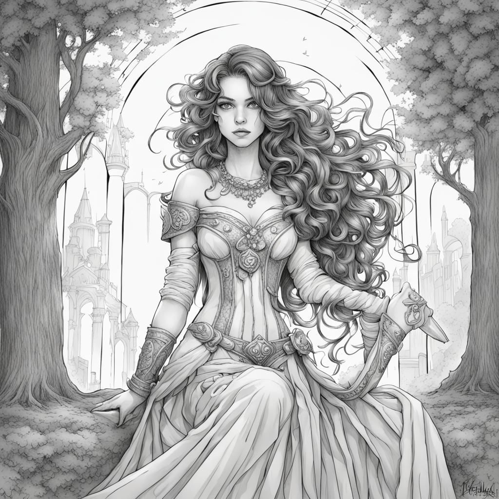 Forest maiden.