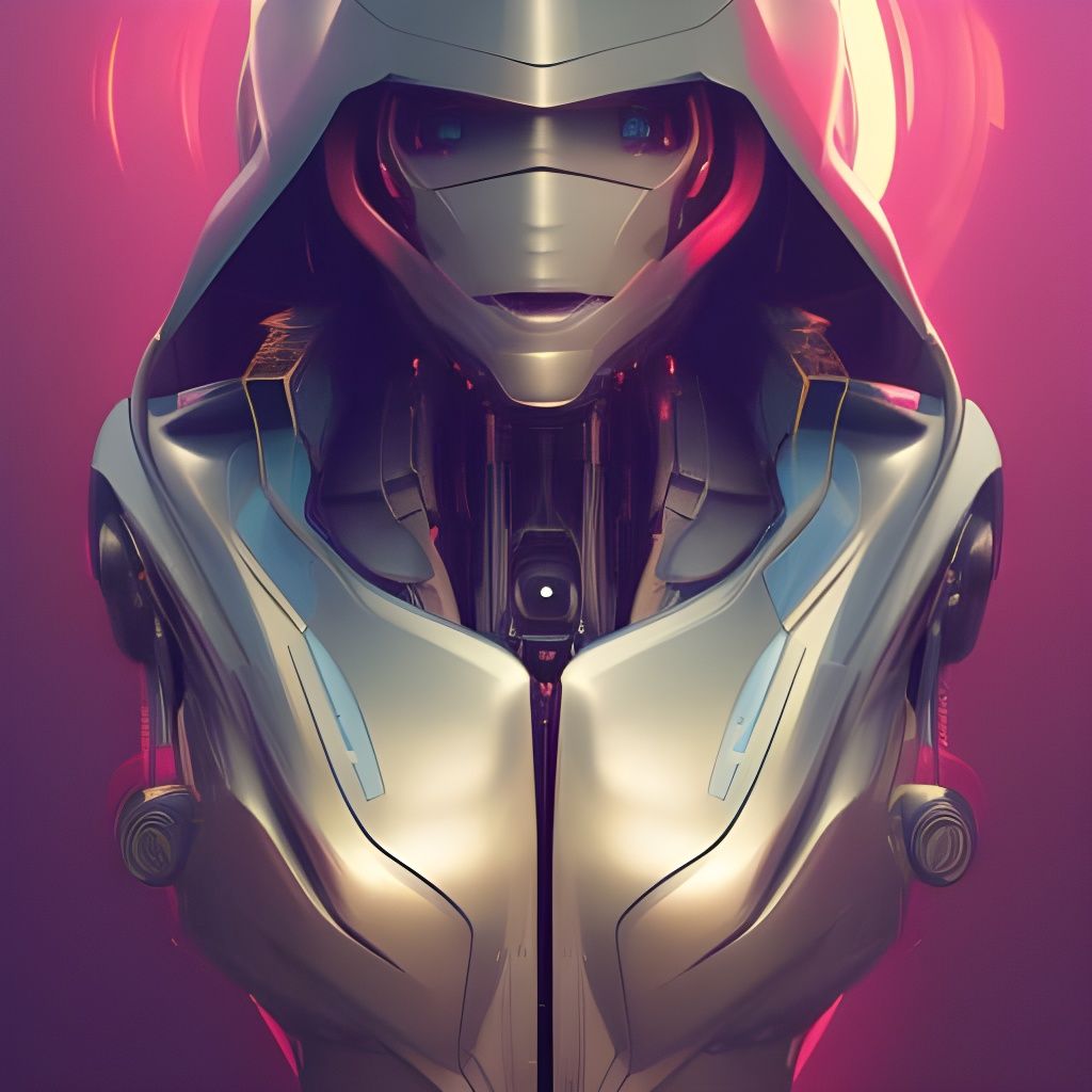 Robot character from future
