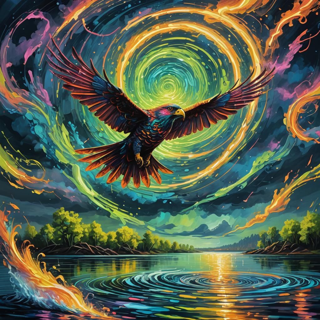 Hawk Light  by @Maureen Daniels