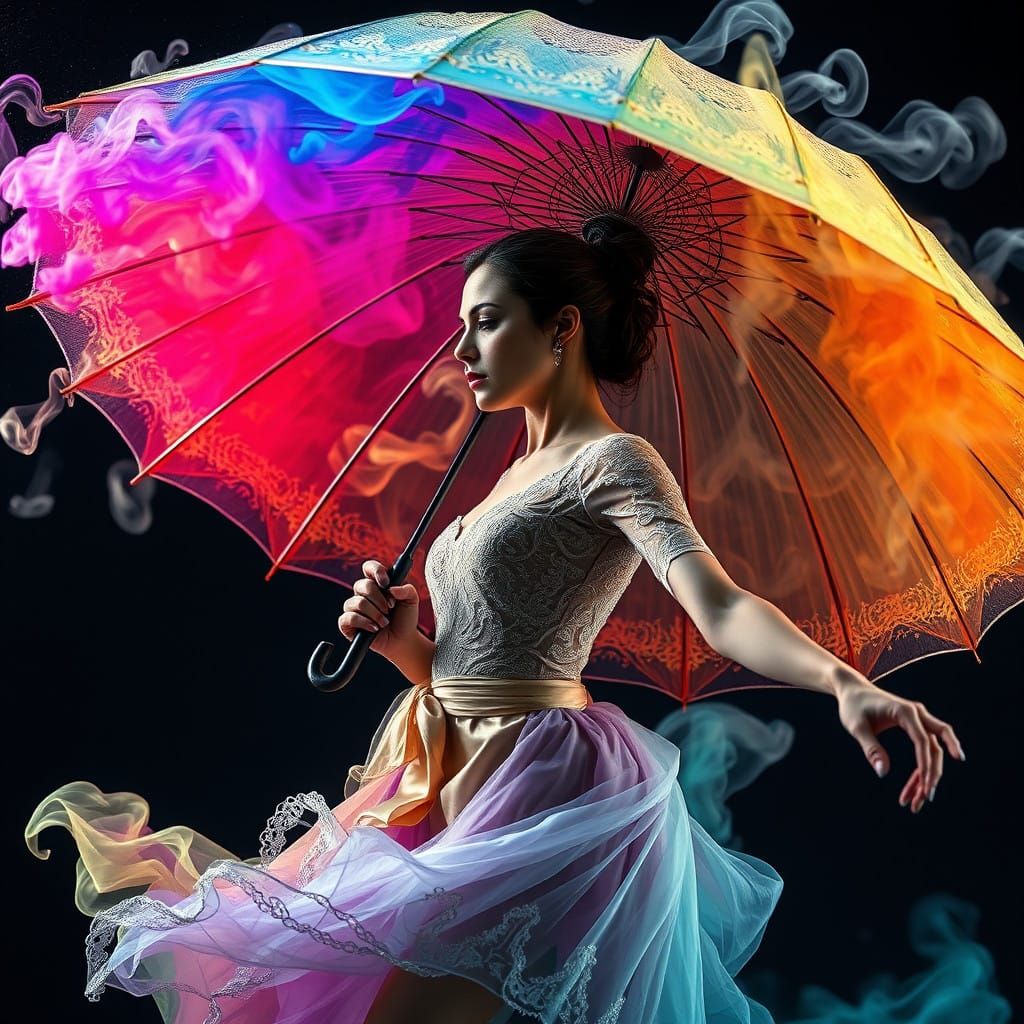 Umbrella Dance   by @JokeStirrer