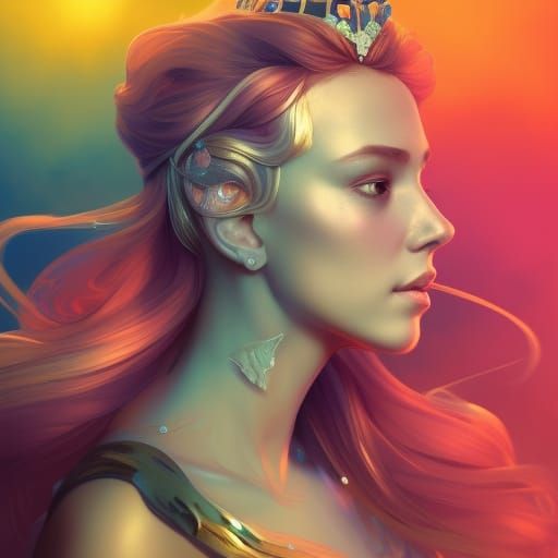 A beautiful princess