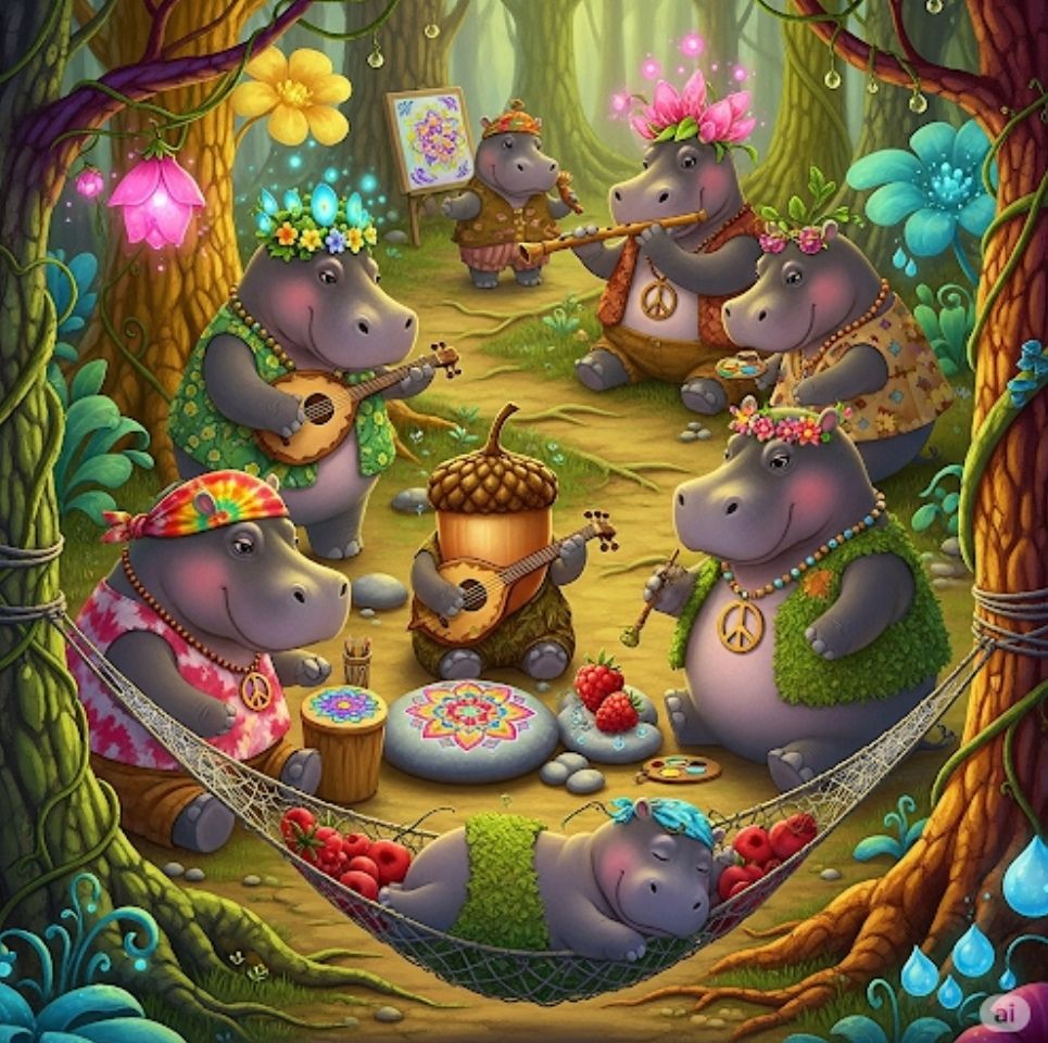 AnimalFamilies : The Hippy Hippos