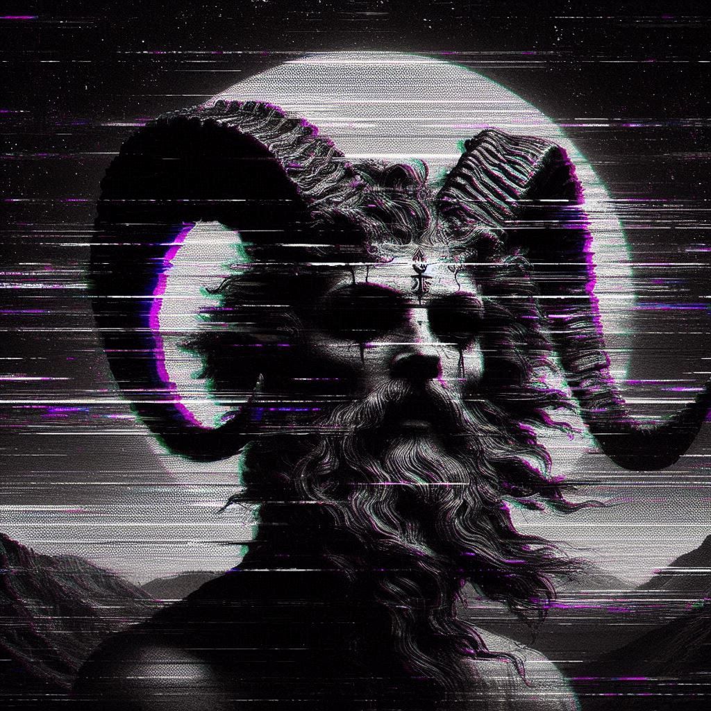 Glitched Baphomet