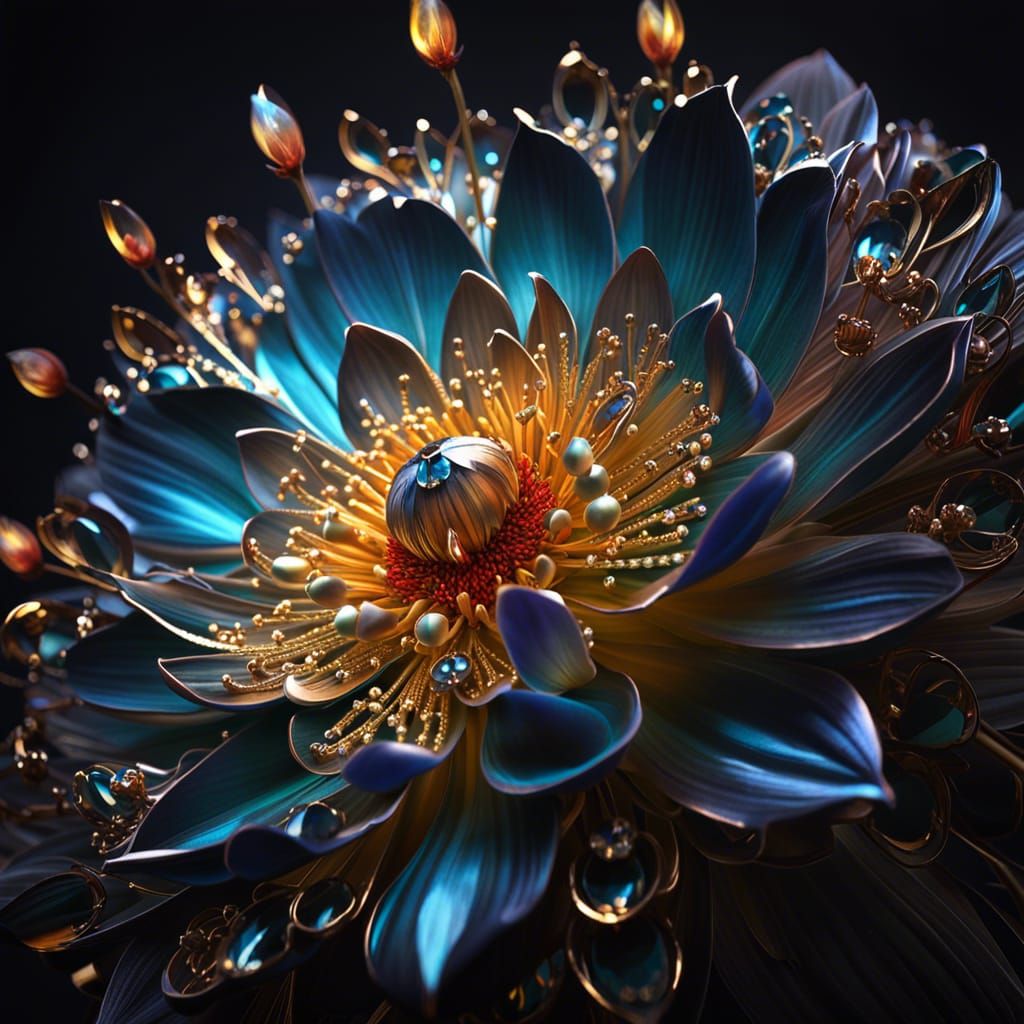 Petals of Glamour  by @Riangwalee