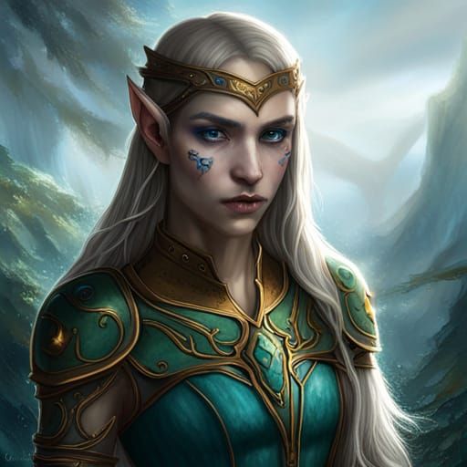 elf in the forest - AI Generated Artwork - NightCafe Creator