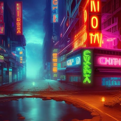 Bright neon light   by @Sushi 