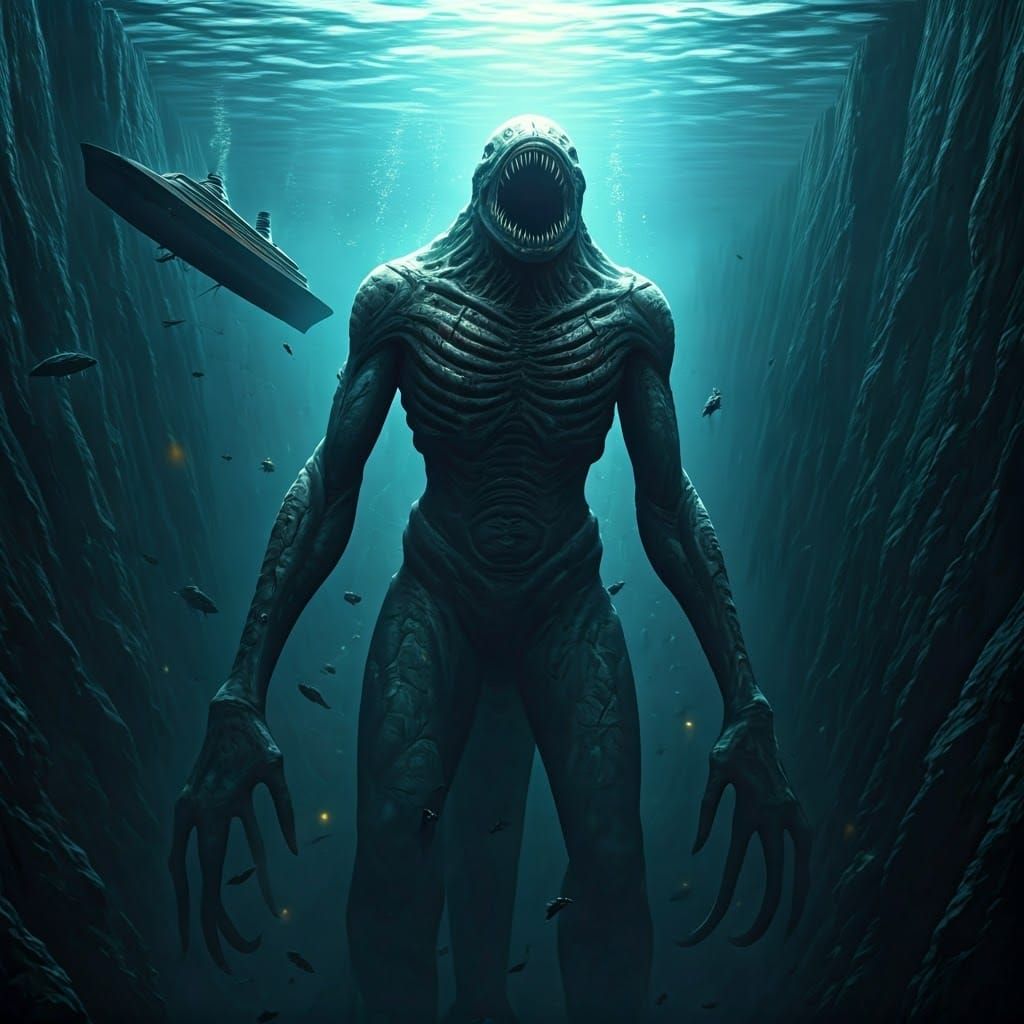 A insanely tall The Thing inspired monstrosity born out of t...