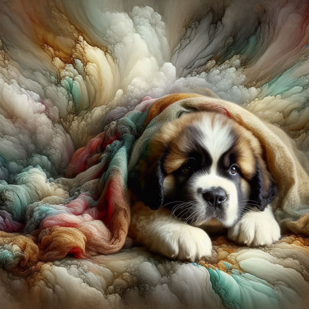 Puppy St. Bernard