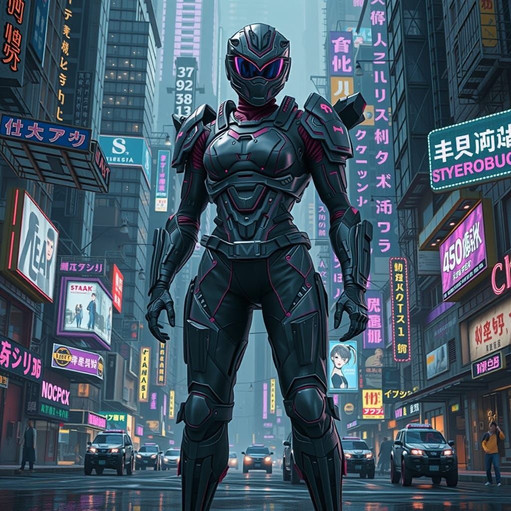 Female Purple Psycho Ranger 