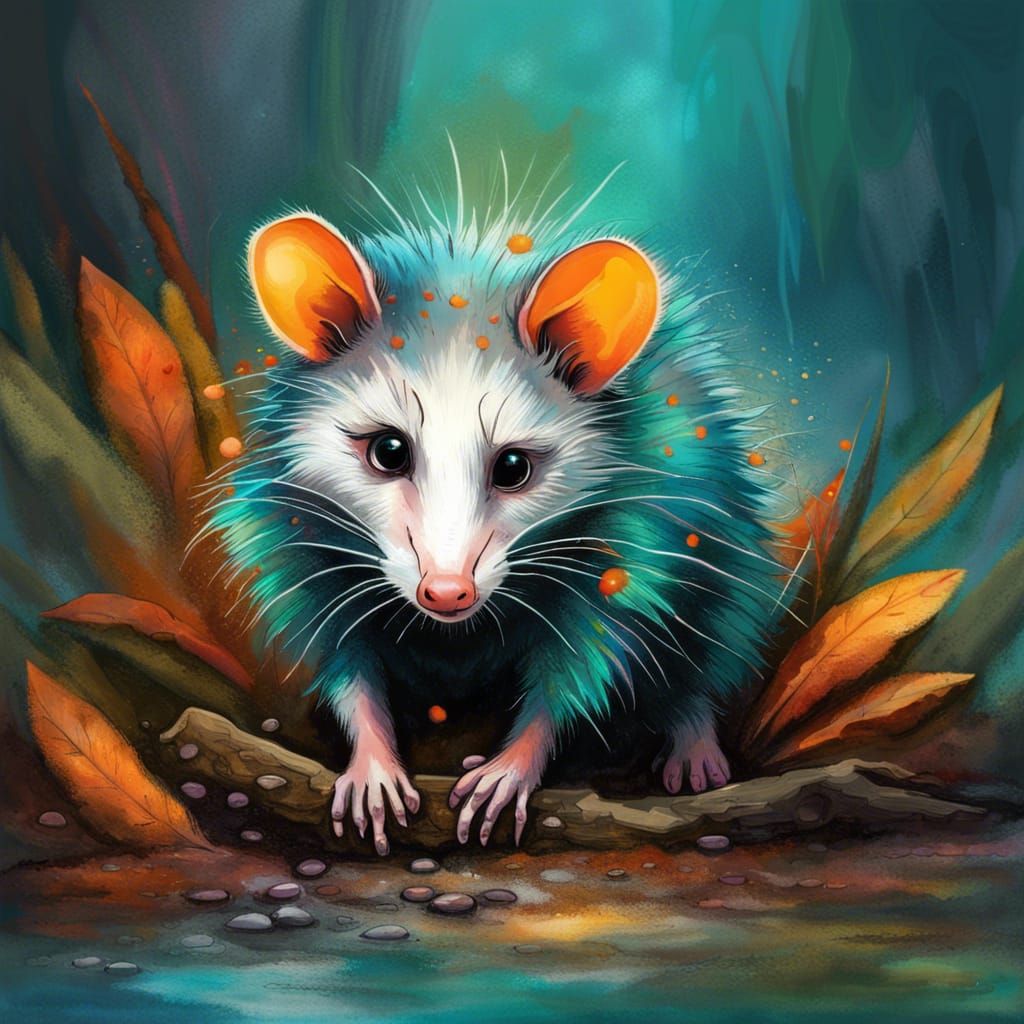 opossum art - AI Generated Artwork - NightCafe Creator