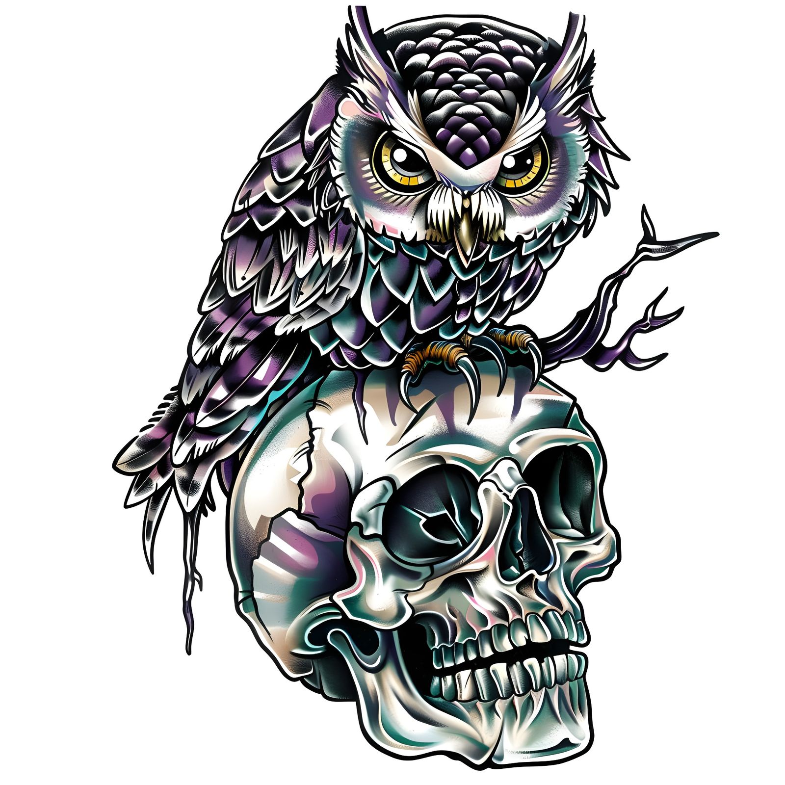 Owls and skulls